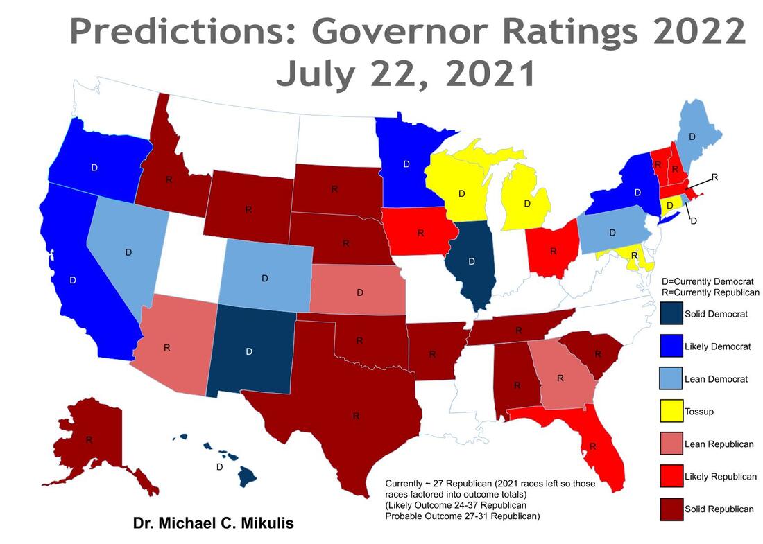 Governor 2022 Dr. Mike's election forecasts Trust me... I'm a doctor